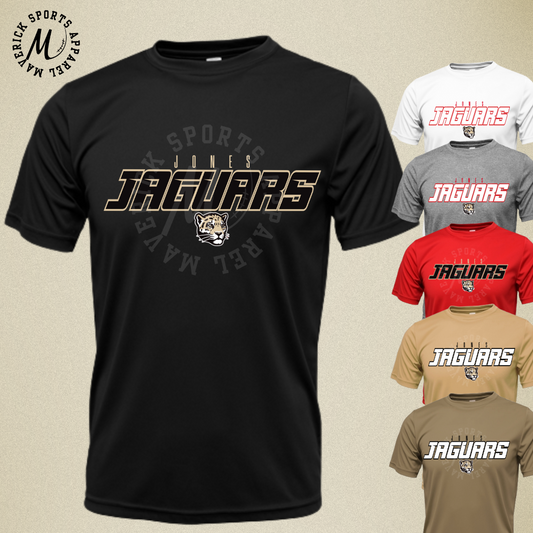Jones Elementary Jaguars Block Letter Tee – Xtreme Tek Dri-Fit