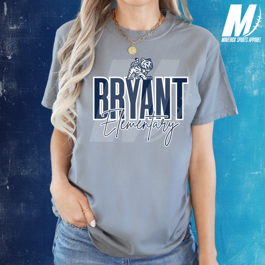 Bryant Elementary Bengals Bold Script Tee – Comfort Colors® Tee