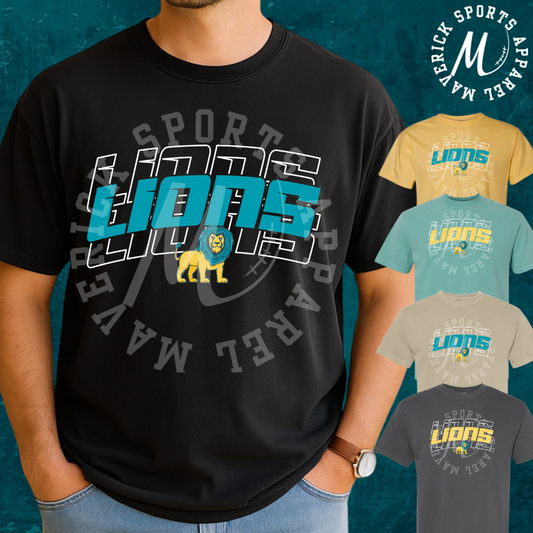 Stacked Lions Tee – Comfort Colors®