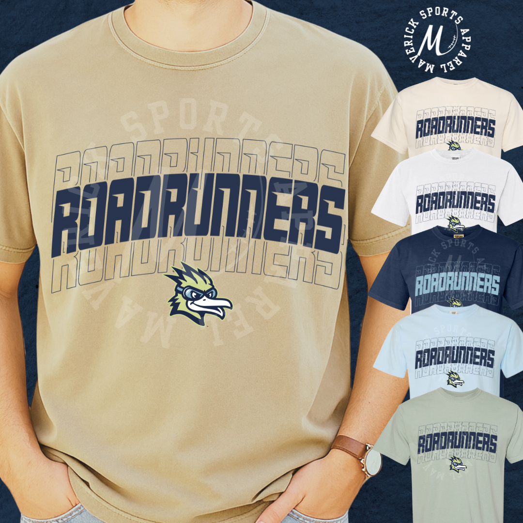 Roadrunners Stacked Comfort Colors® Tee