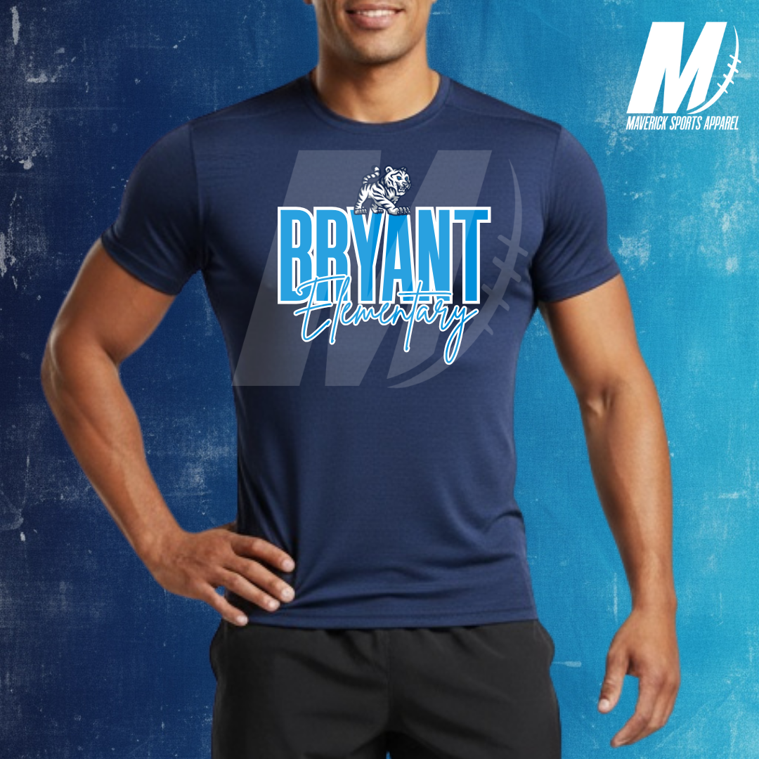 Bryant Elementary Bengals Bold Script – Xtreme Tek Dri-Fit Tee