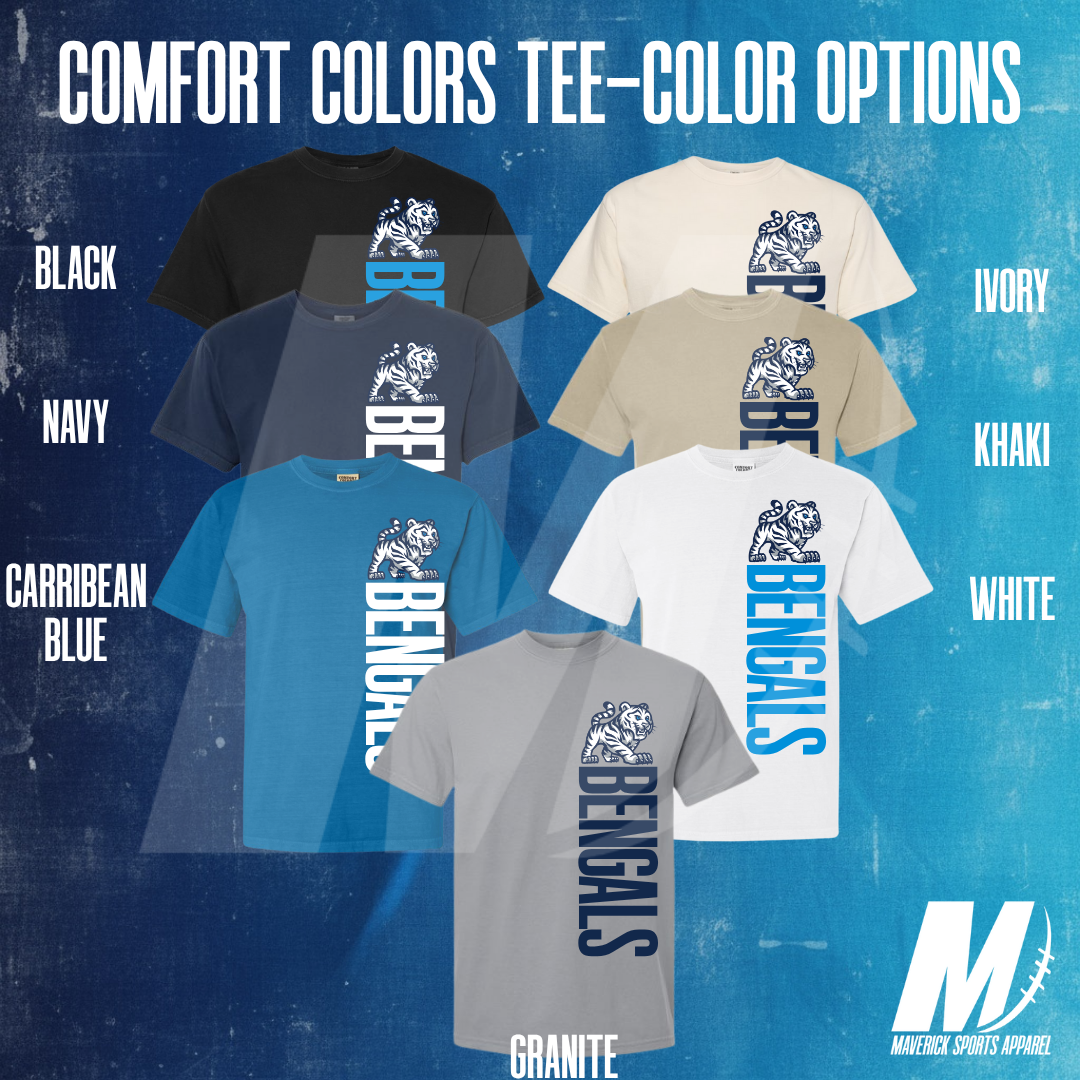 Bryant Bengals Vertical Mascot – Comfort Colors® Tee