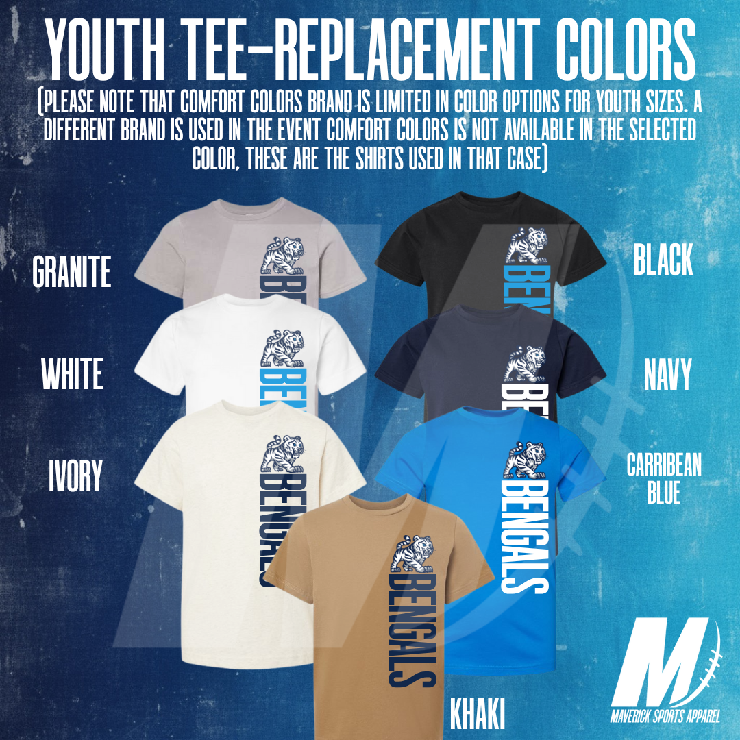 Bryant Bengals Vertical Mascot – Comfort Colors® Tee