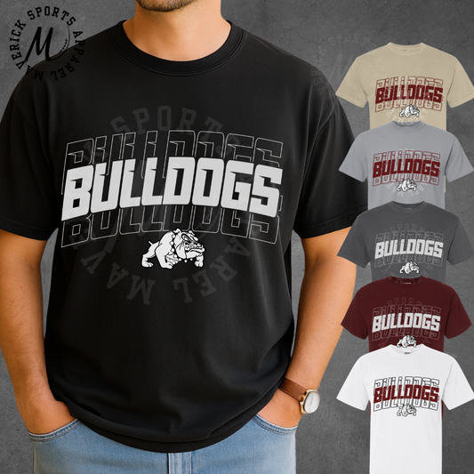 Bulldogs Stacked Comfort Colors® Tee