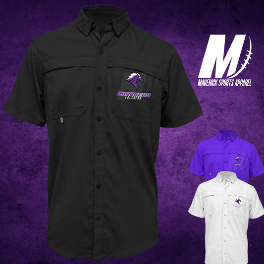 Fulshear Chargers Men’s Short Sleeve Fishing Shirt