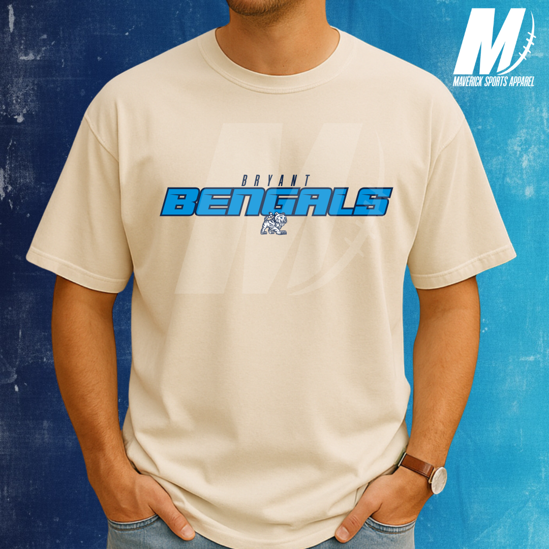 Bryant Bengals Block Letter Tee – Comfort Colors® Tee