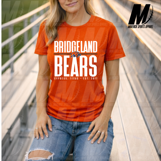 Bridgeland Bears Baseline Soft Tek Tee