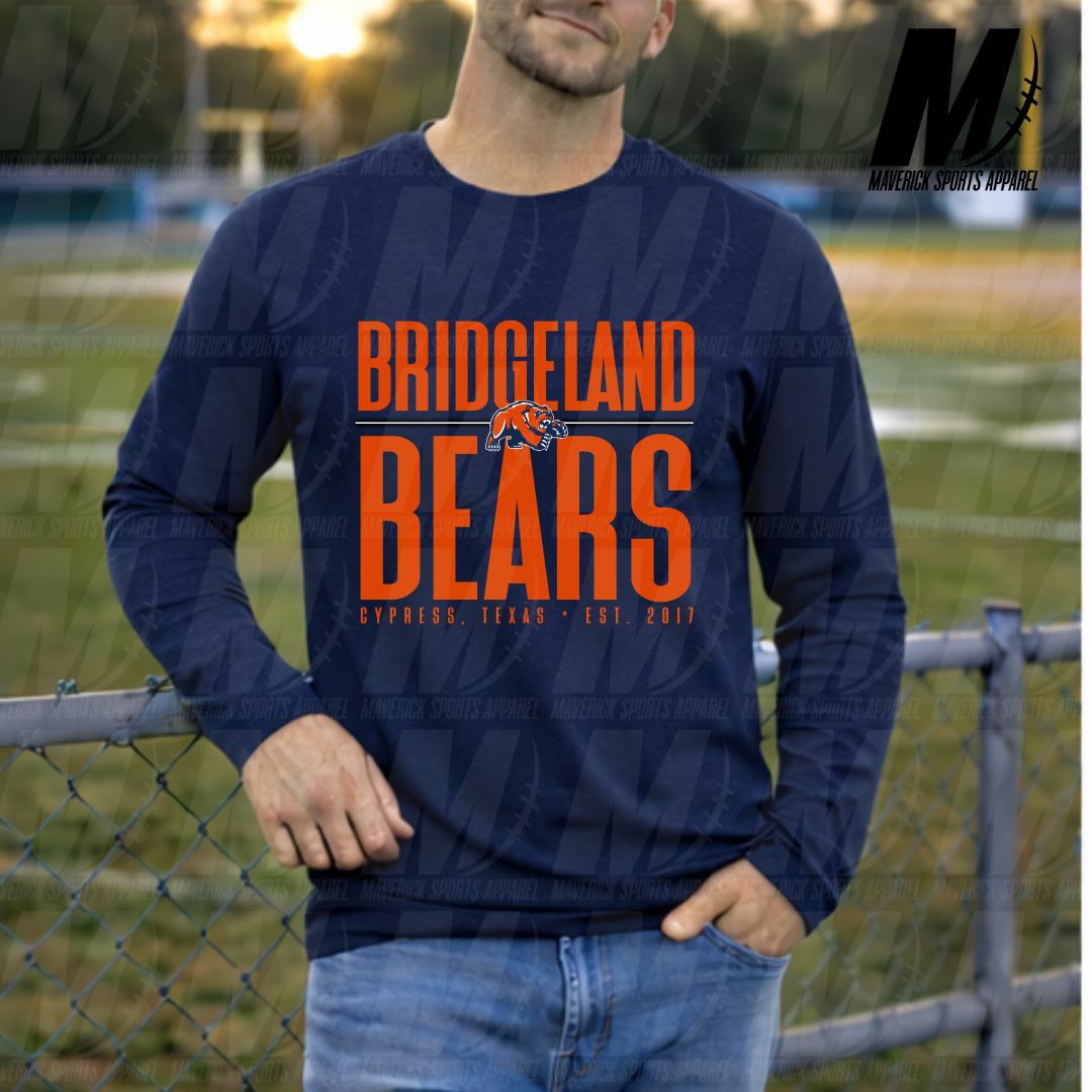 Bridgeland Bears Baseline Soft Tek Tee