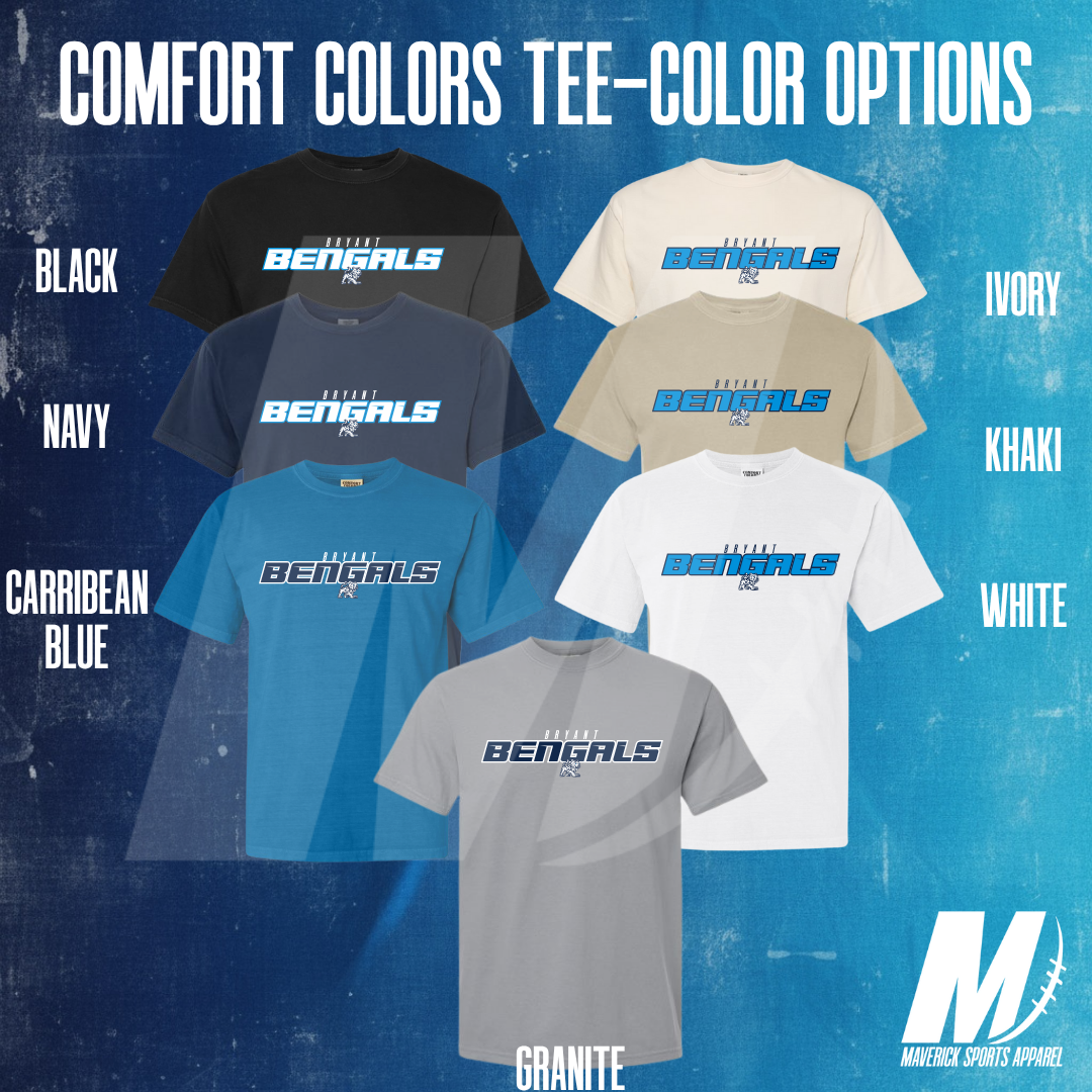 Bryant Bengals Block Letter Tee – Comfort Colors® Tee