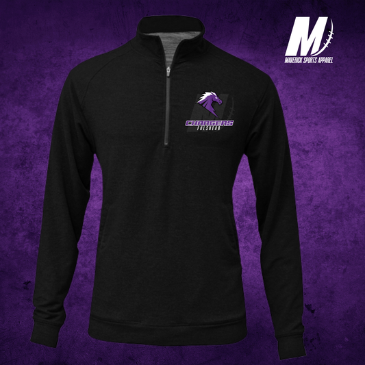 Fulshear Chargers Tri-Blend 1/4 Zip Pullover