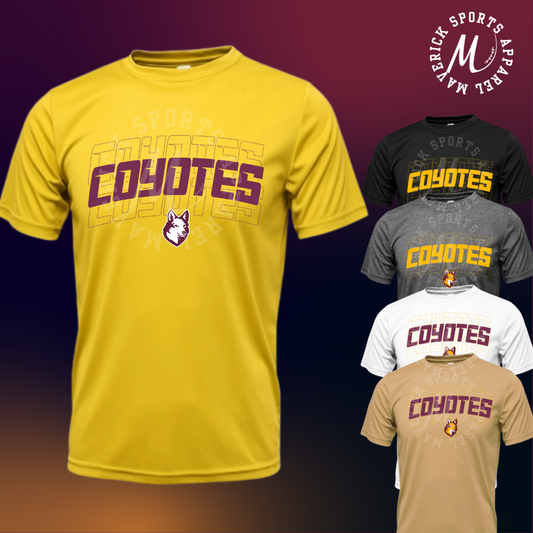 Coyotes Stacked Xtreme-Tek Dri-Fit Tee