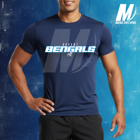 Bryant Bengals Block Letter Tee – Xtreme Tek Dri-Fit Tee