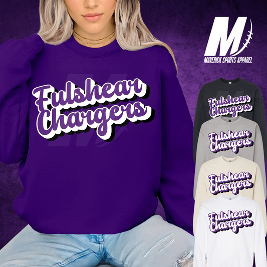 Fulshear Chargers Vintage Crewneck Sweatshirt