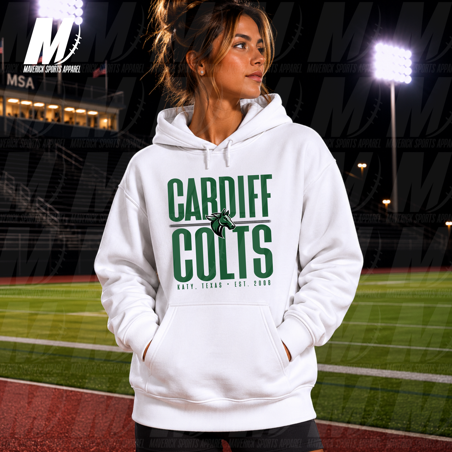 Cardiff Colts Baseline – Hyperactive Fleece Hoodie