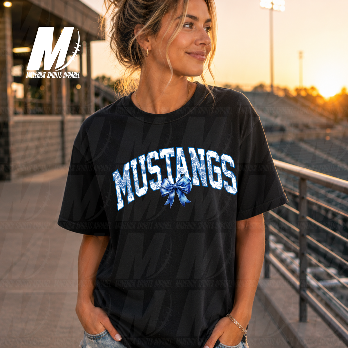 Taylor Mustangs Varsity Floral – Comfort Colors® Series