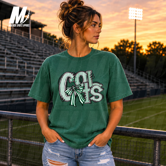 Colts Bows & Stripes – Comfort Colors® Series