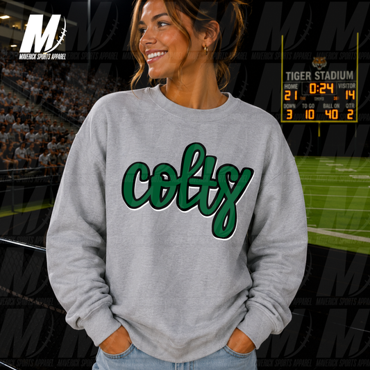 Cardiff Colts Bubble Script – Crewneck Sweatshirt
