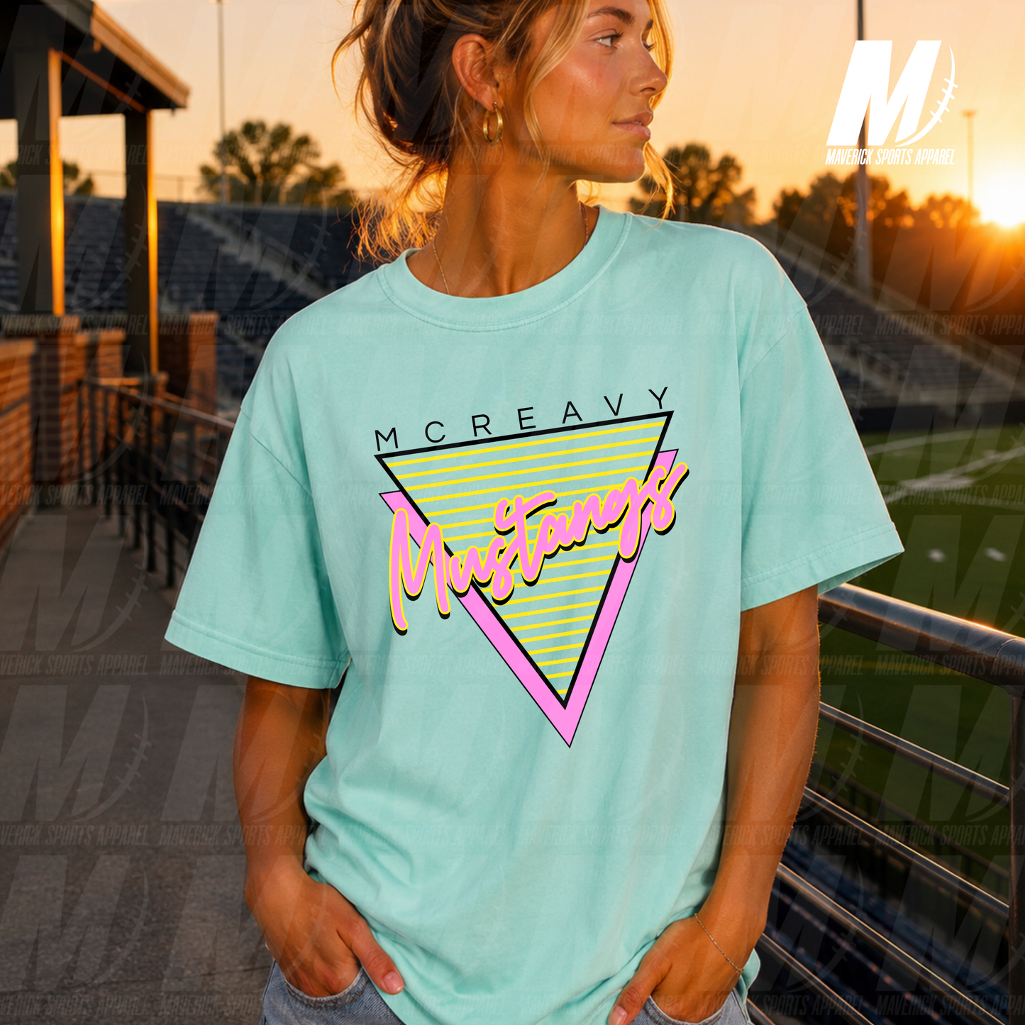 McReavy Mustangs Electric Summer – Comfort Colors® Series
