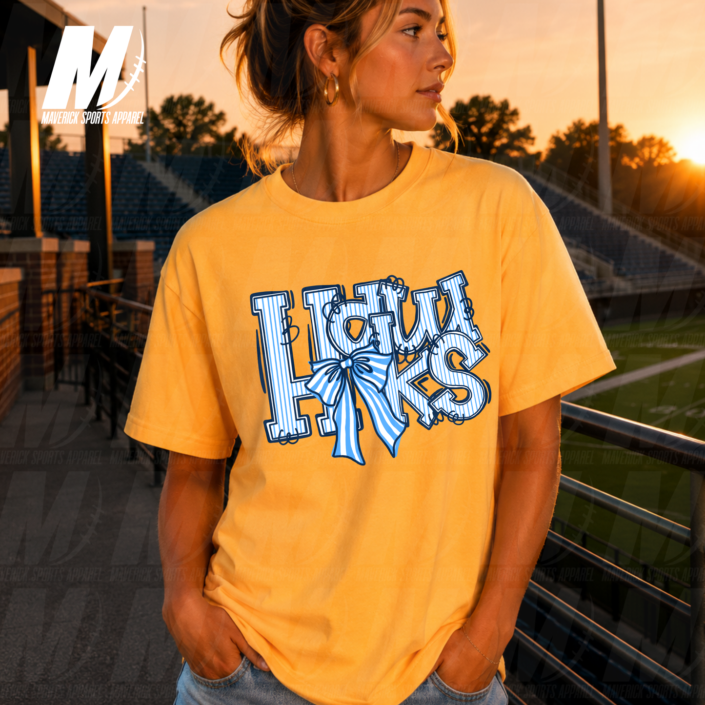 Mavericks Bows & Stripes – Comfort Colors® Series