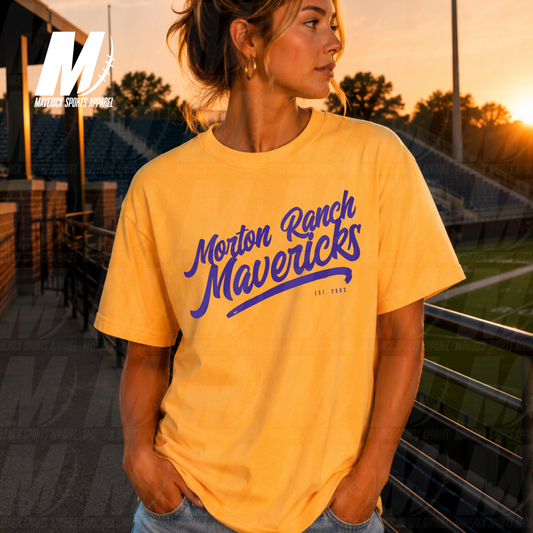 Morton Ranch Mavericks Heritage Script – Comfort Colors® Series