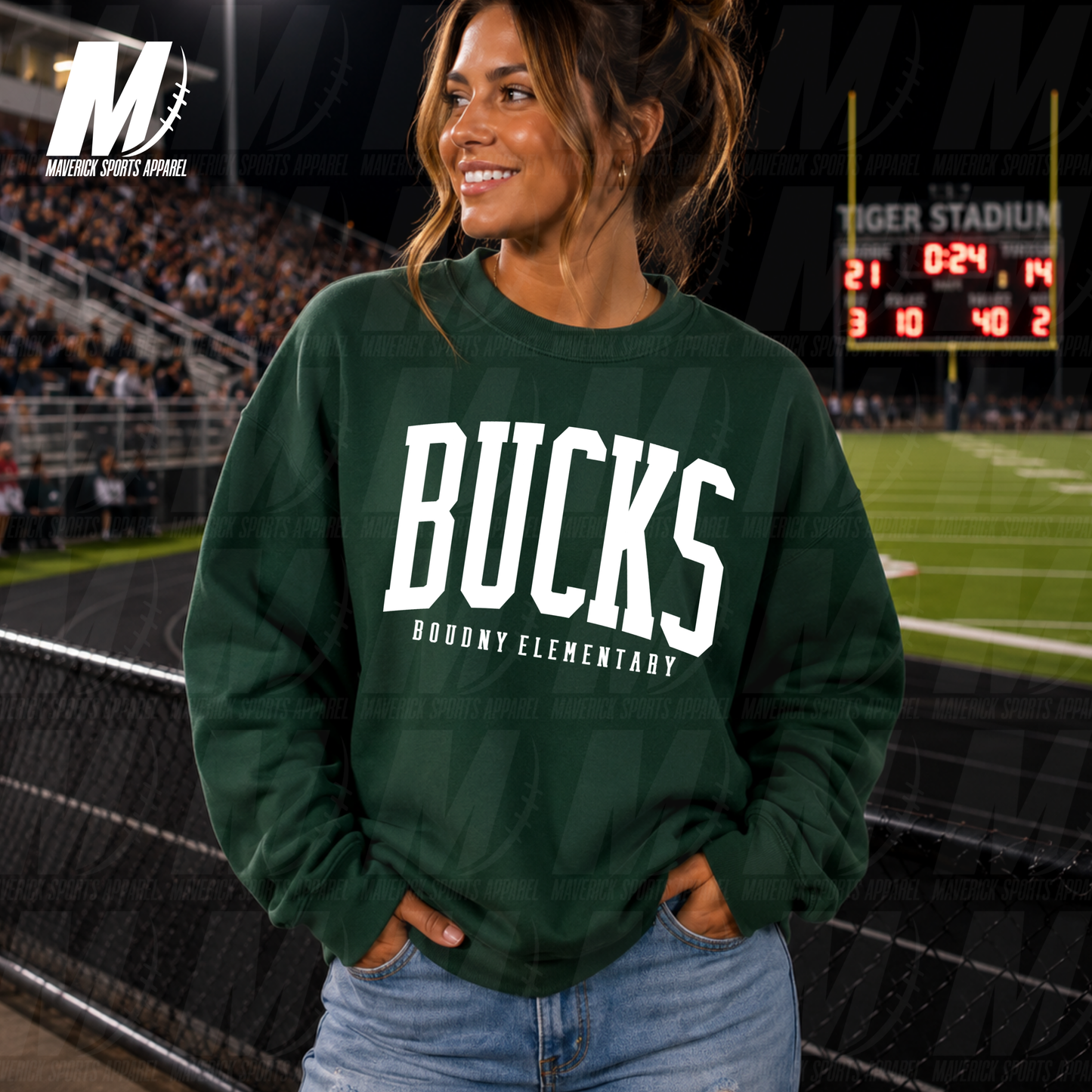 Boudny Elementary Classic Collegiate – Crewneck Sweatshirt