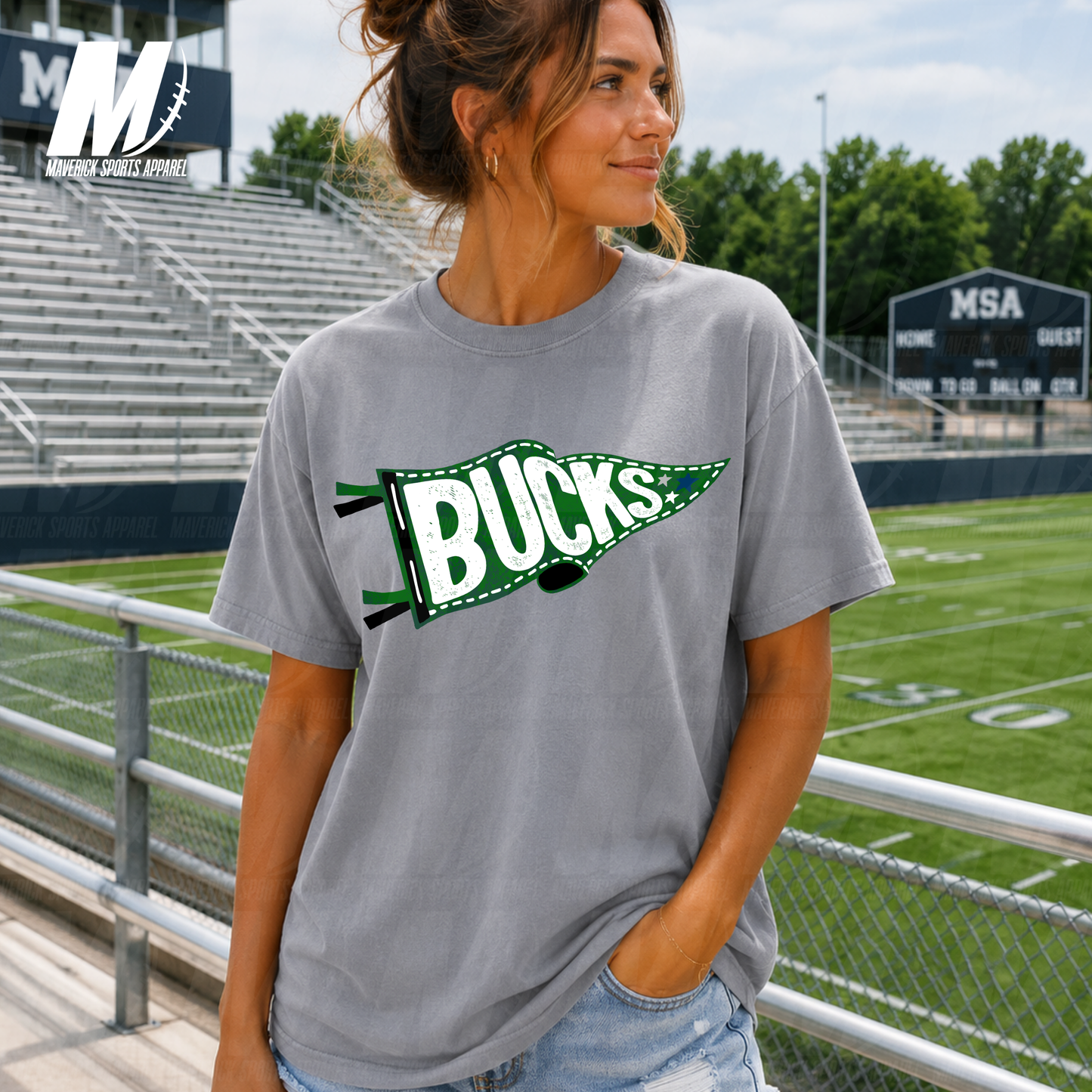 Bucks Victory Pennant – Comfort Colors® Series