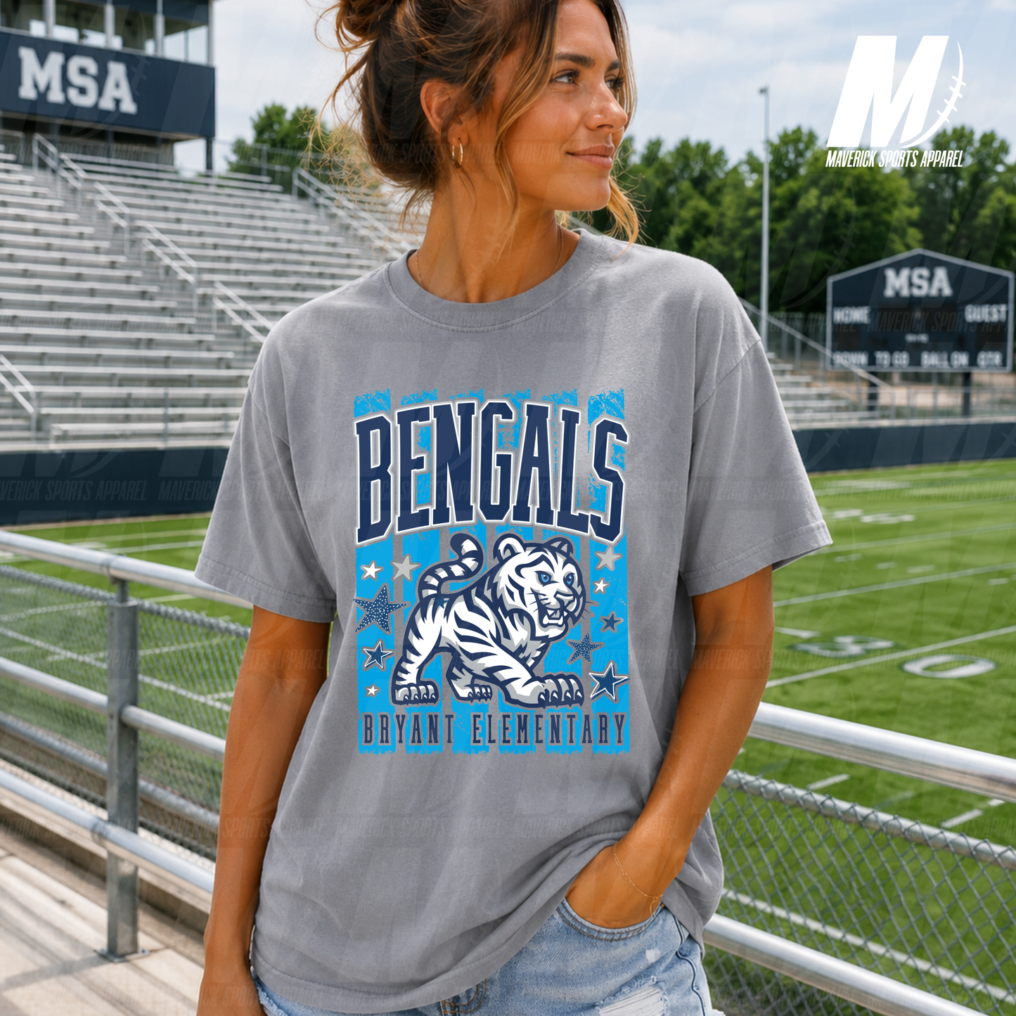 Bryant Bengals Stars & Stripes – Comfort Colors® Series