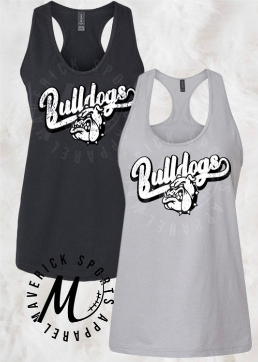 Retro Bulldogs Women's Tank