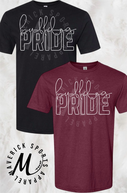 Bulldog Pride Puff Ink Tee