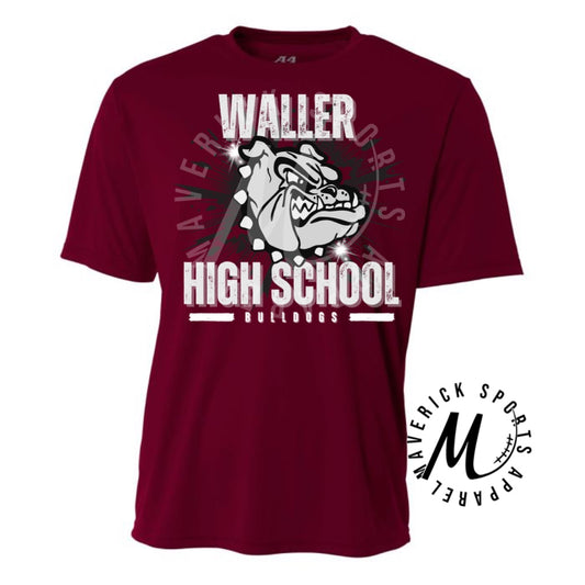 Waller HS Bulldogs Drifit Tee