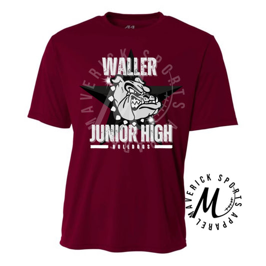 Waller JH Bulldogs Drifit Tee