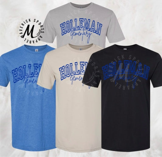 Holleman Elementary Puff Ink Tee