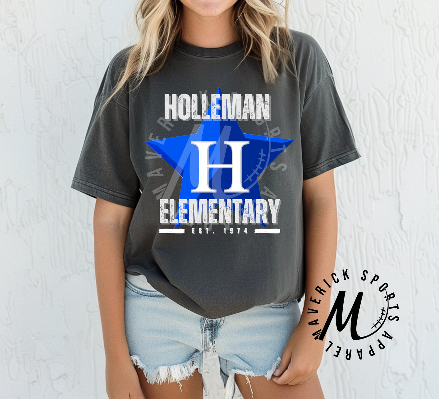 Holleman Elementary Comfort Colors Tee