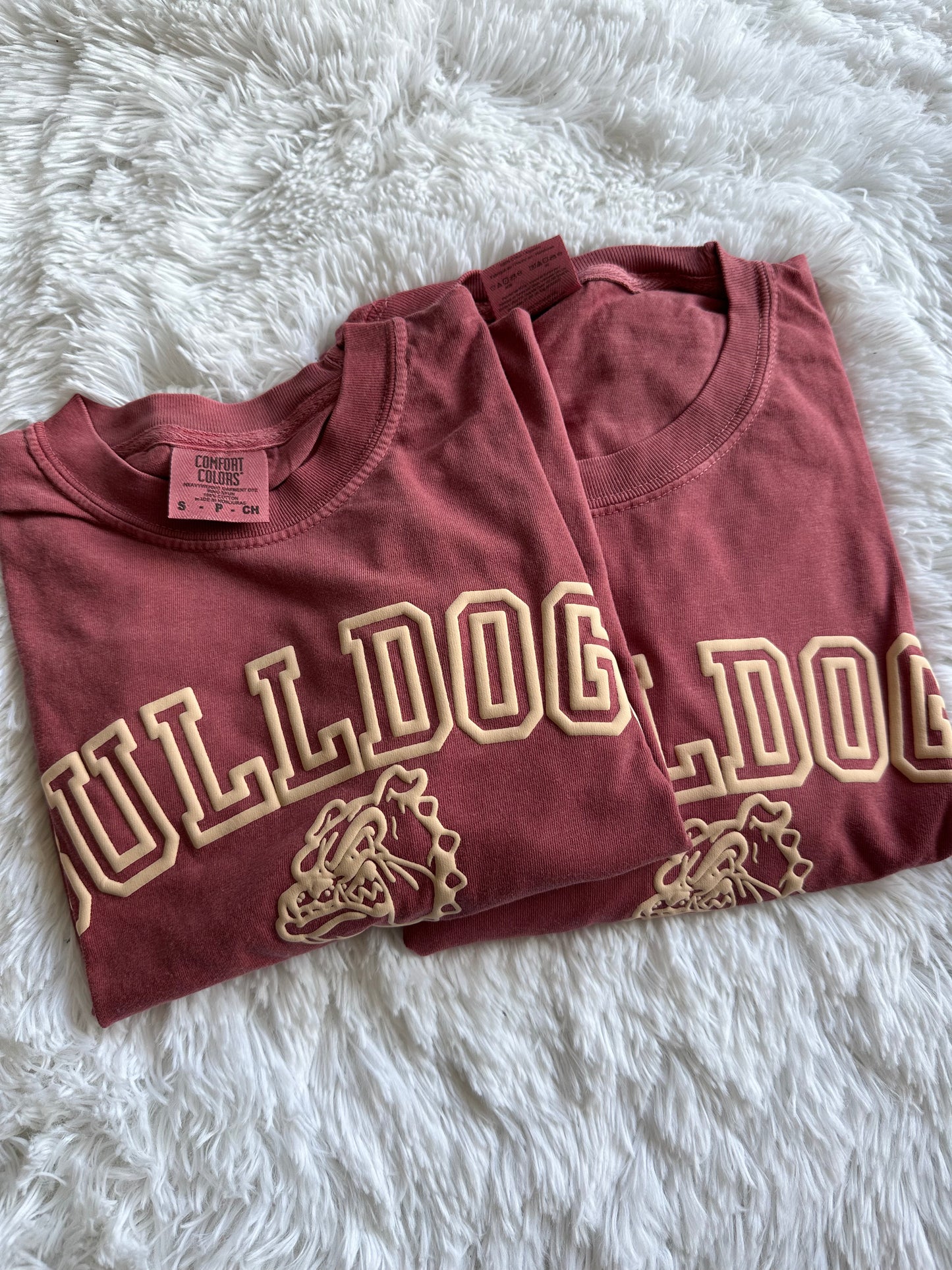 Bulldogs Varsity Fall Puff Ink Tee