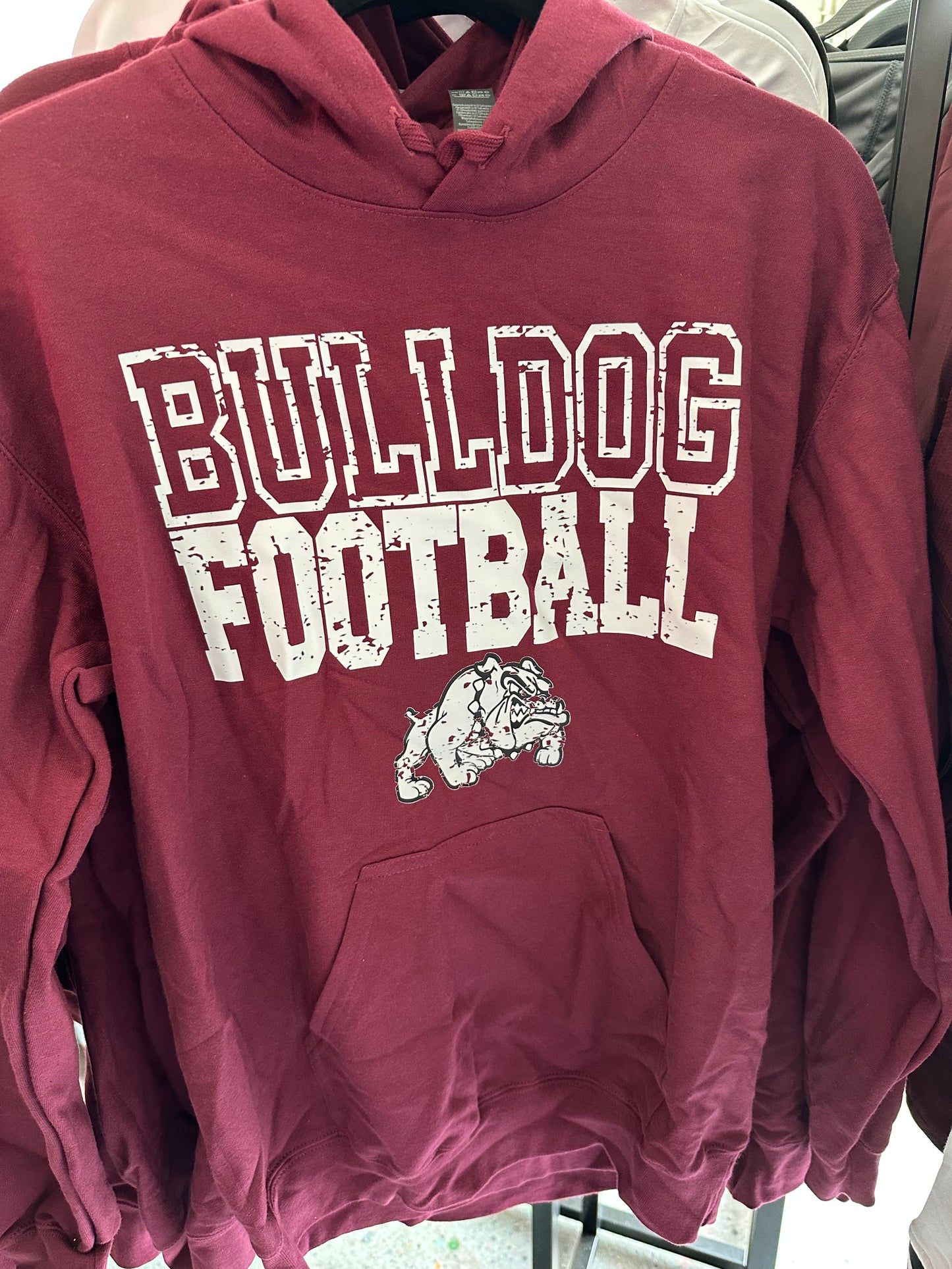 Bulldog Football Hoodie