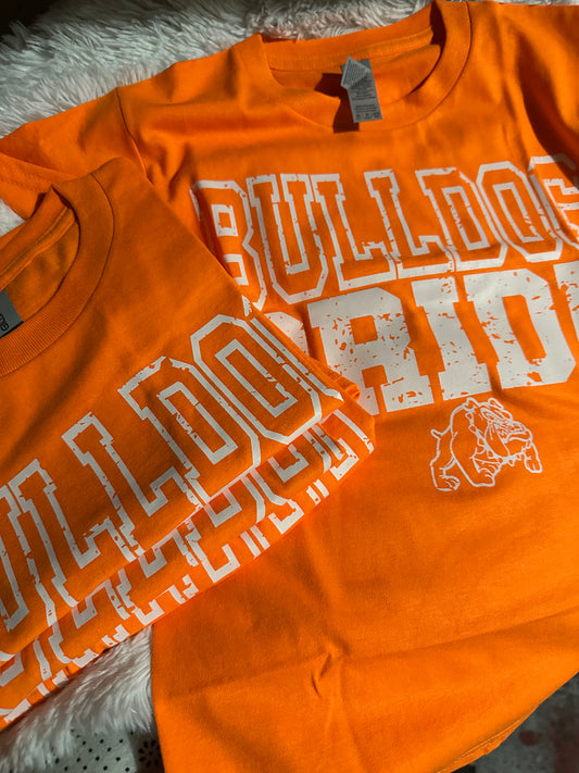 Bulldog Pride Neon Youth Tee