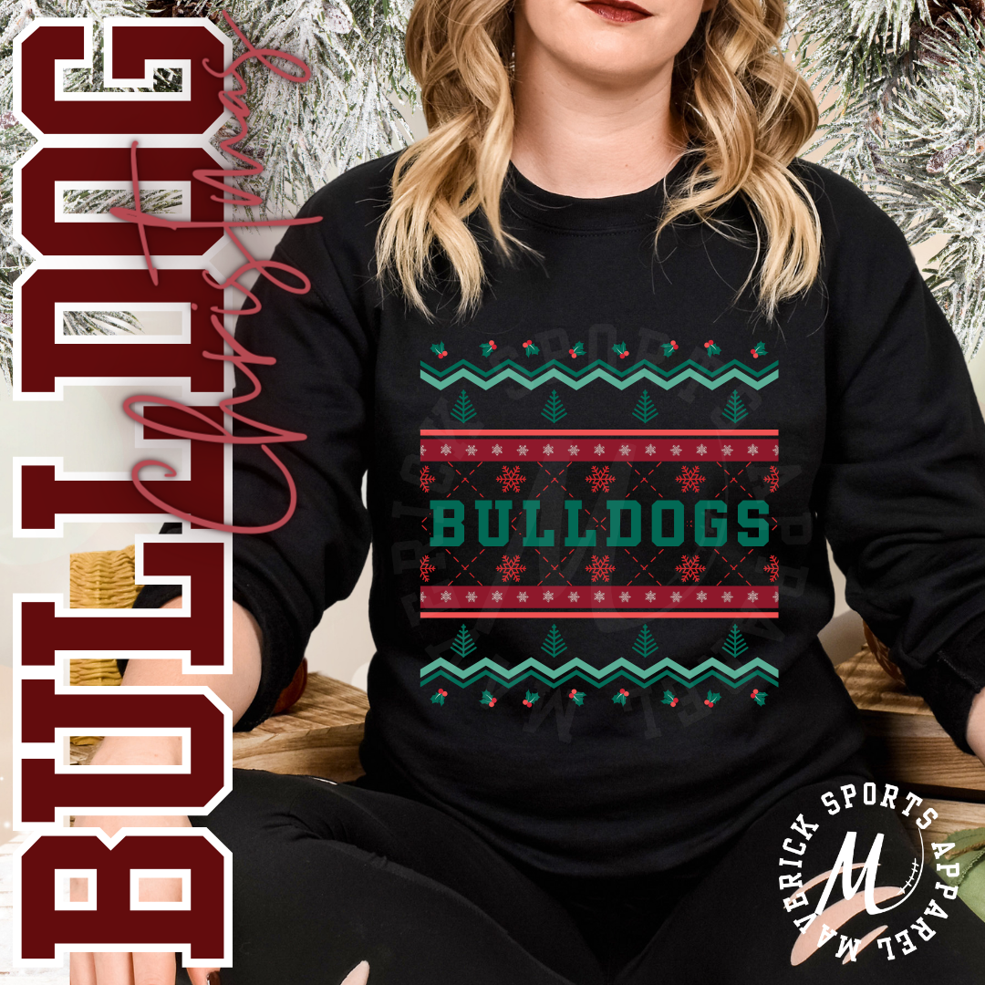 Bulldogs Ugly Christmas Sweater