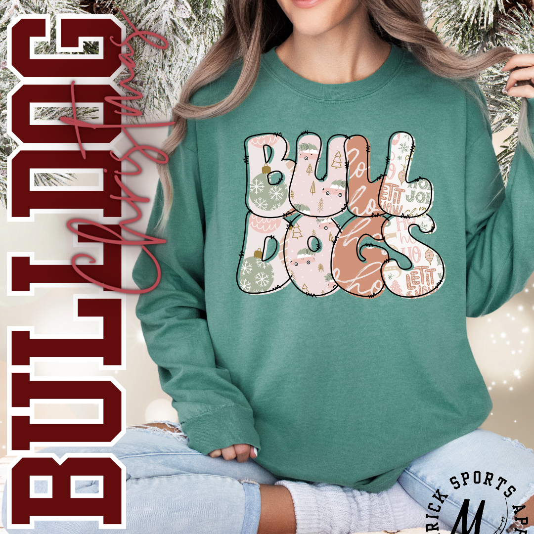 Bulldogs Pastel Christmas