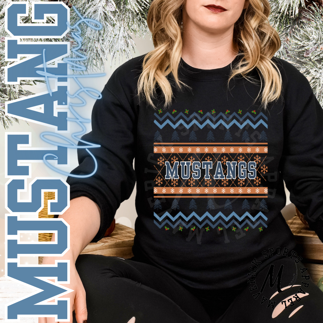 Mustangs Ugly Christmas Sweater