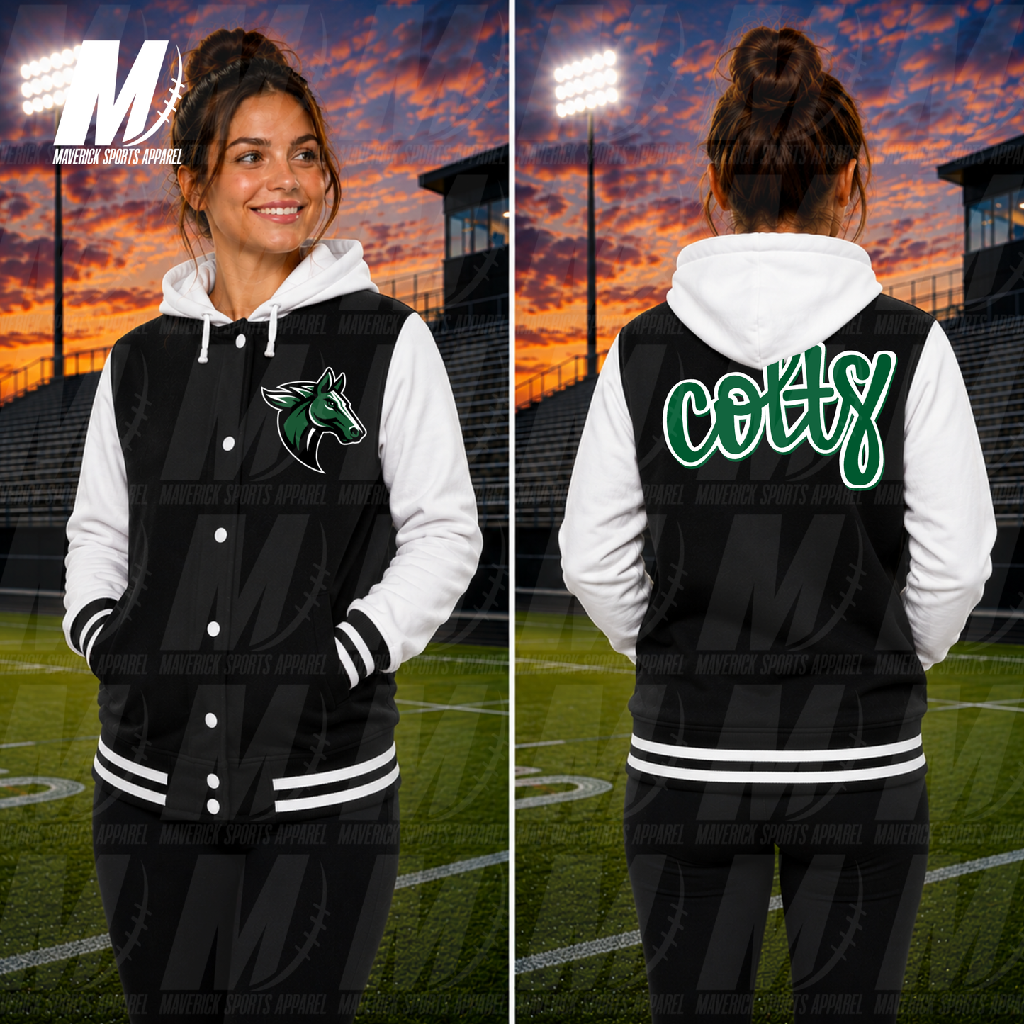 Cardiff Colts Varsity Letterman Jacket