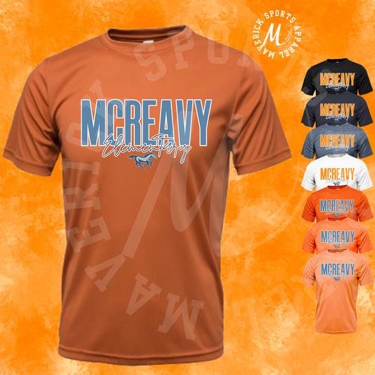 McReavy Elementary Bold Script Xtreme-Tek Dri-Fit Tee