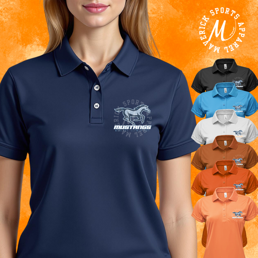 McReavy Elementary Mustangs Adult Xtreme-Tek Performance Polo