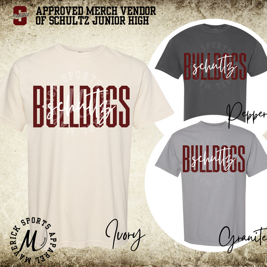 Schultz Bulldogs Comfort Colors Tee