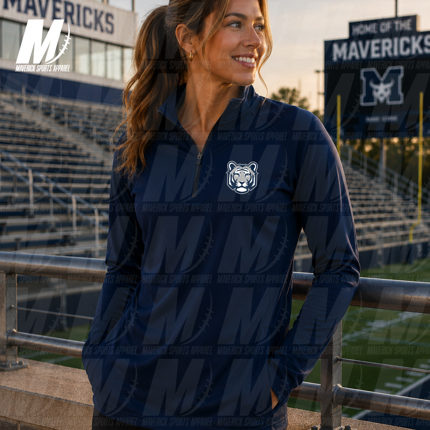 Turlington Tigers – Cloud+ Soft 1/4 Zip Pullover