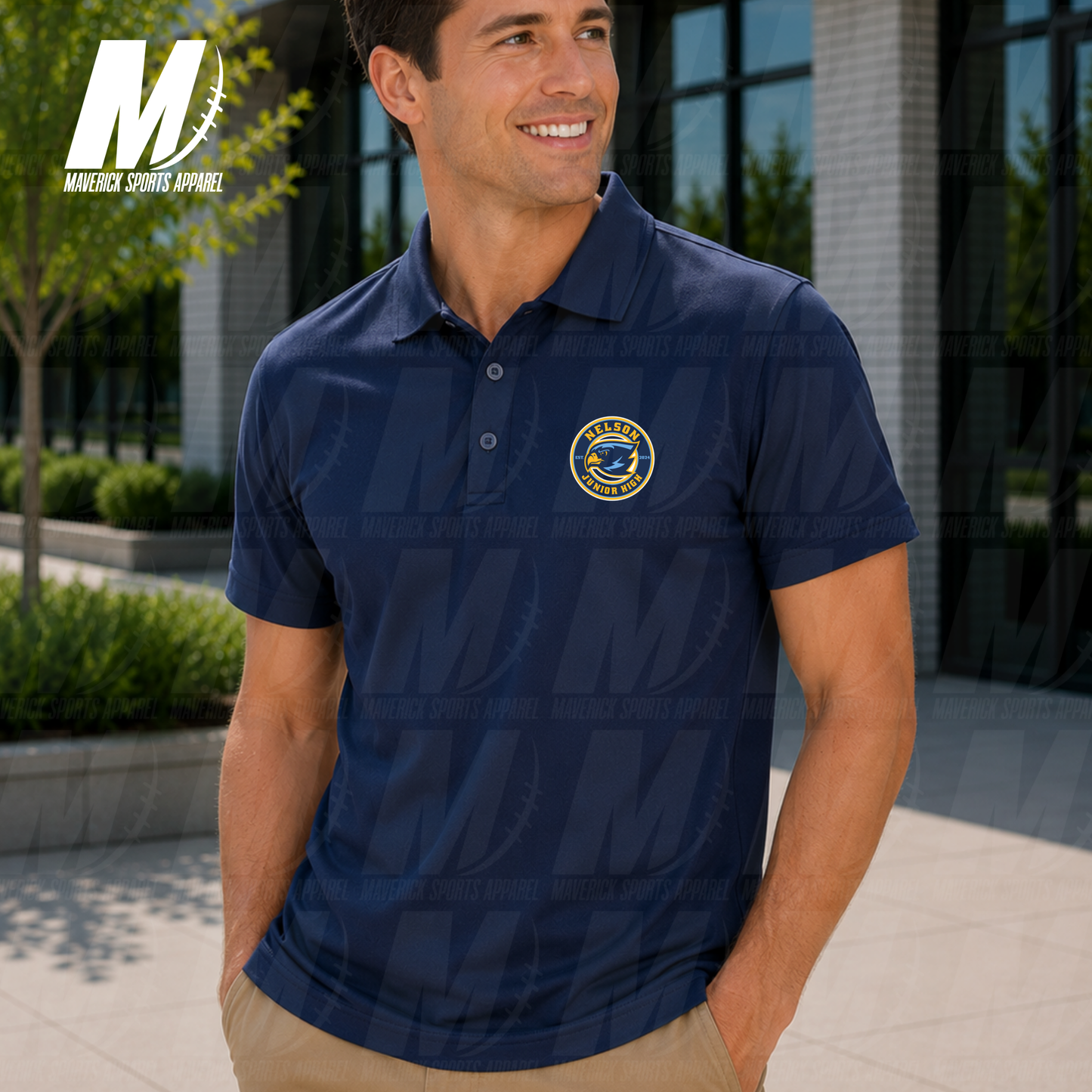 Nelson Junior High Xtreme-Tek Performance Polo