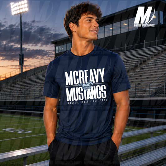 Turlington Tigers Baseline – Xtreme Tek Dri Fit Series in Navy