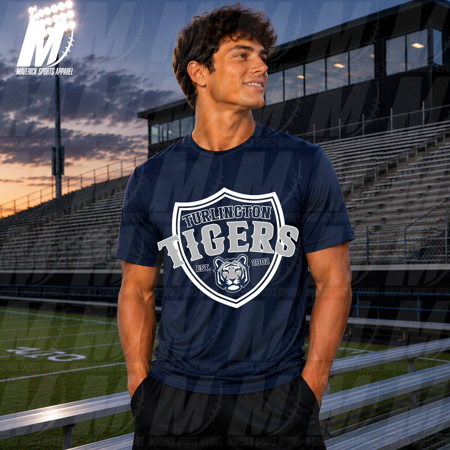 Turlington Vintage Athletic Shield – Xtreme Tek Dri Fit Series