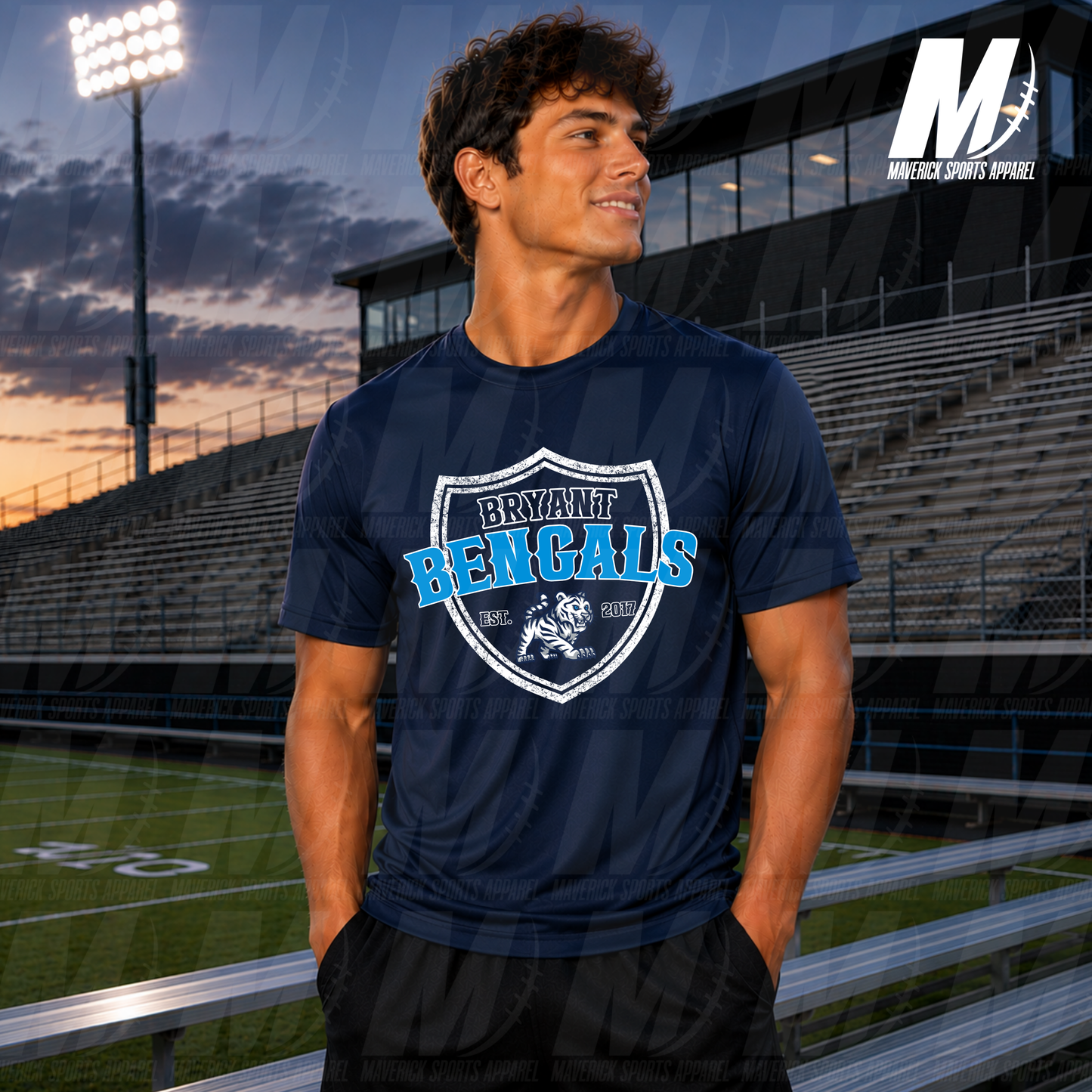 Bryant Elementary Vintage Athletic Shield – Xtreme Tek Dri Fit Series