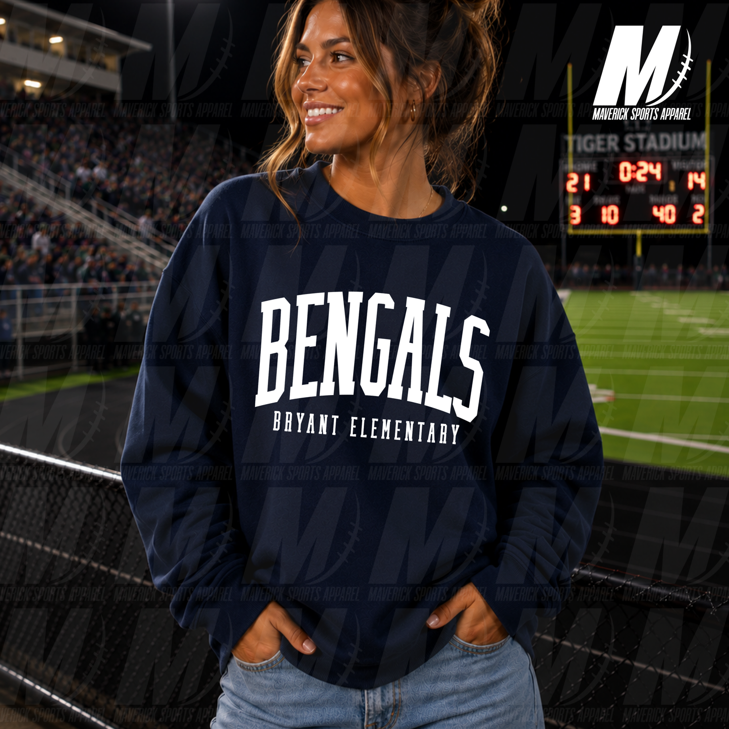 Bryant Elementary Classic Collegiate – Crewneck Sweatshirt