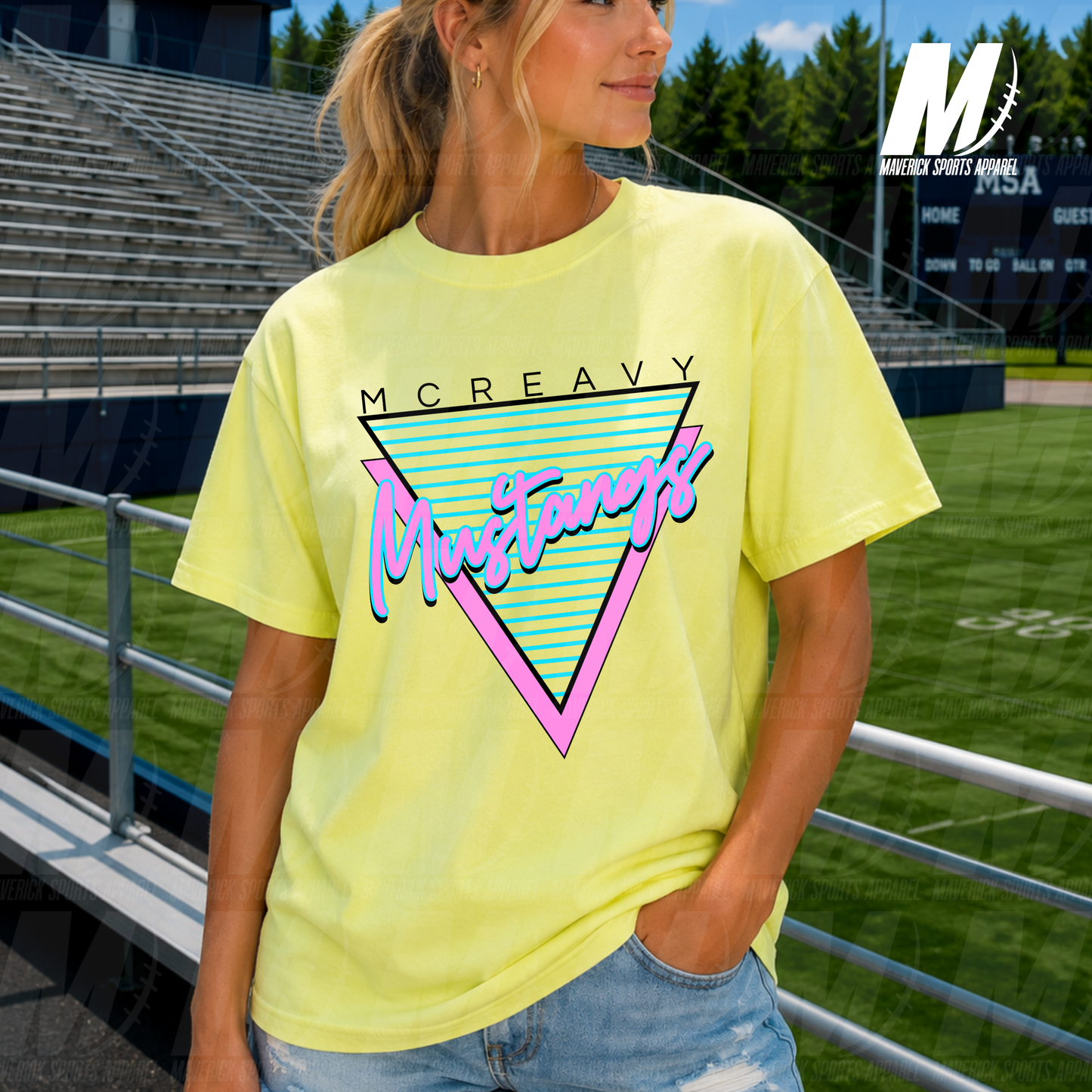 McReavy Mustangs Electric Summer – Comfort Colors® Series
